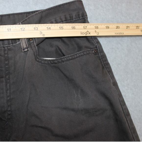 Levis Mens 505 Regular Fit Straight Leg Gray Denim Jeans‎ 36X30 - Picture 3 of 7
